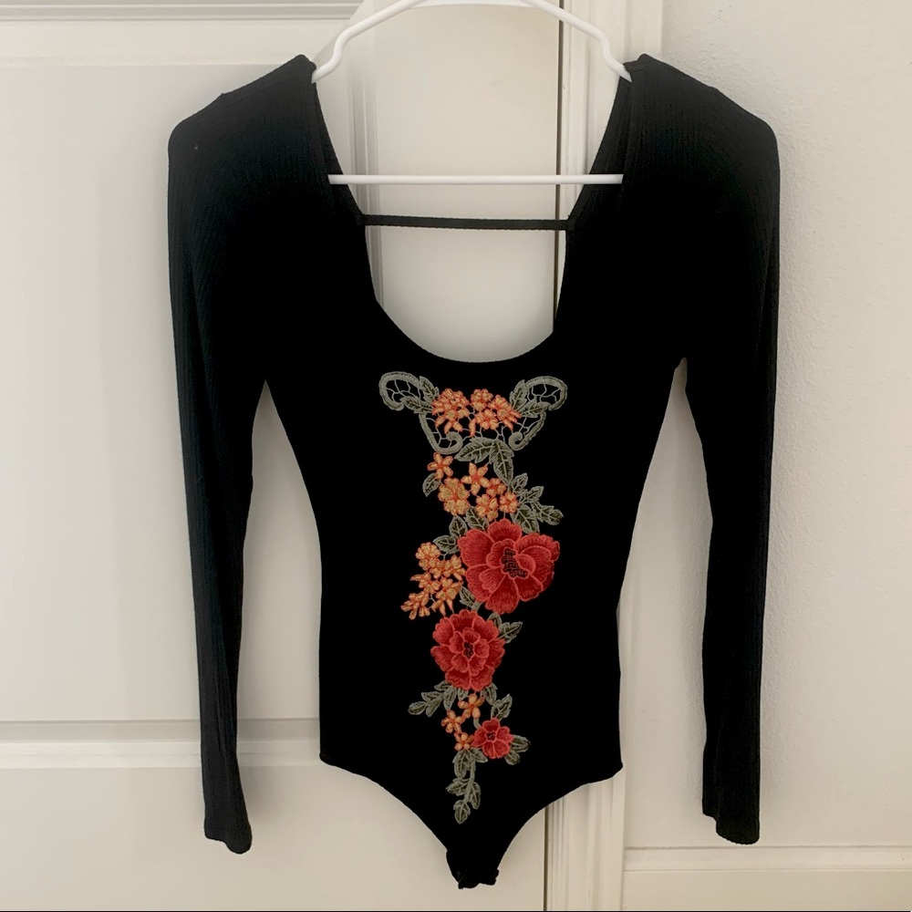 Flower bodysuit